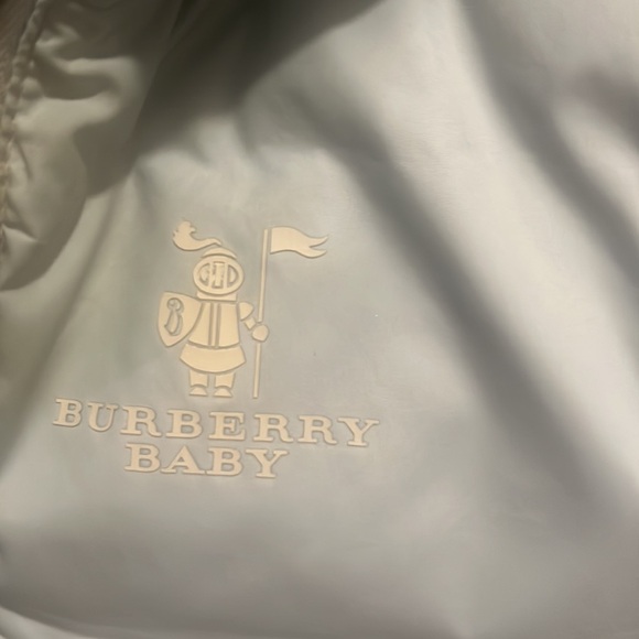Reversible Blue Burberry Winter coat, 0-3 M. Unisex - Picture 2 of 4